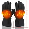 thumbnail image 3 of Winter Sports Skiing Gloves Touchscreen Heated Gloves for Hiking Cycling Battery Winter Sports for Men and Women, 3 of 5