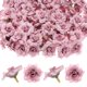 thumbnail image 1 of Uxcell Paquete de 50 Cabezas de Rosas Artificiales, Cabeza de Rosa de Seda Falsa para Bodas/Ramos/Artesanías DIY/Decoración de Fiestas, Cabezas de Flores Falsas [Marrón Claro], 1 of 1