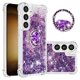 thumbnail image 1 of Funda para Samsung Galaxy S24 Plus 5G con Brillo Líquido Flotante, Purpurina, Parachoques y Anillo Giratorio Soporte, 1 of 5