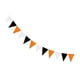 thumbnail image 3 of Orange Black White Halloween Pennant Halloween Triangle Flag Hanging Decoration, 3 of 4