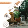 thumbnail image 4 of Miangastore Garden Hand Cultivator Durable Rake Silver Stainless Steel 1Pcs 11.8x3.1x1.2in, 4 of 8