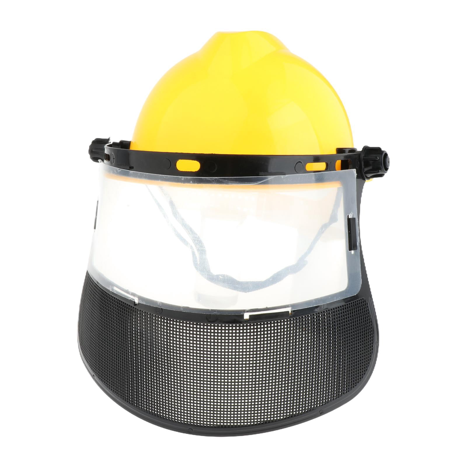 Zxpjkyu Trimmer Hard Hat Face Shield Professional Protection for Trimming Work Universal