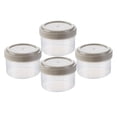 thumbnail image 2 of S SERENABLE 4Pcs Small Squeeze Bottles Portable Food Storage Container Seasoning Bottles Round Gray, 2 of 9