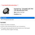 thumbnail image 2 of Fuel Tank Cap - Compatible with 1994 - 1997 Mercedes-Benz E320 1995 1996, 2 of 2