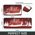 thumbnail image 5 of Elk Merry Christmas Kitchen Rugs Set Of 2 Non Slip Kitchen Floor Rug and Mat Cushioned Kitchen Runner Rug Standing Area Mat Carpets for Farmhouse Decor 17"x47"+17"x30" Black Edging, 5 of 7