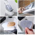thumbnail image 4 of Dish Scrubber - Dish Brush With Soap Dispenser - Scrub Brush For Cleaning The Kitchen, 4 of 8