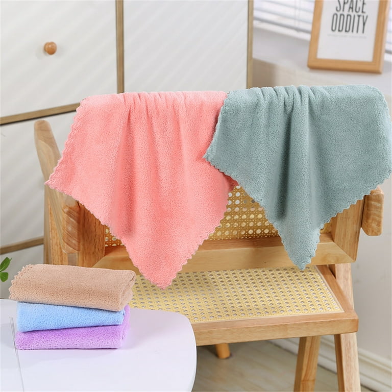 Supply Cotton-polyester children's small square towel absorbent soft towel  children's towel.