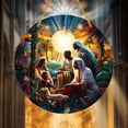 thumbnail image 1 of Adornos navideños, adornos navideños, adornos para el belén, juego de adornos para el árbol de Navidad, decoraciones colgantes con motivo del nacimiento, regalos religiosos sagrados, regalos para el b, 1 of 6