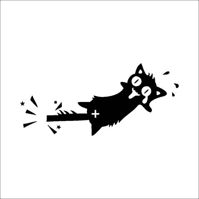 Sidaley 2019 patrón de gato de dibujos animados pegatina de pared armario de cocina puerta de coche calcomanías de pared decoración del hogar Automoción decorativa y accesorios Sidaley JJ6526-00
