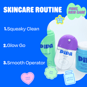 Pipa Skincare Start Young Bundle Gift Set | 3-Step Gentle Skin Care Routine for Tweens | Includes Foam Cleanser, Moisturizer & Facial Mist