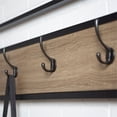 thumbnail image 4 of Pemberly Row Industrial Inspired 40" Rustic Wood Hall Tree in Driftwood Finish, 4 of 7