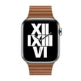 thumbnail image 3 of Open Box Genuine Apple Watch Band Leather Modern Buckle 38mm 40mm 41mm Series 3 4 5 6 7 8 Saddle Brown Large, 3 of 6