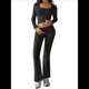 thumbnail image 1 of Conjuntos de Salón para Mujer, Conjuntos Casuales Y2K de 2 Piezas, Tops Cortos de Corta, Pantalones Acampanados con Pliegues y Chándales. Gris Oscuro L, 1 of 10