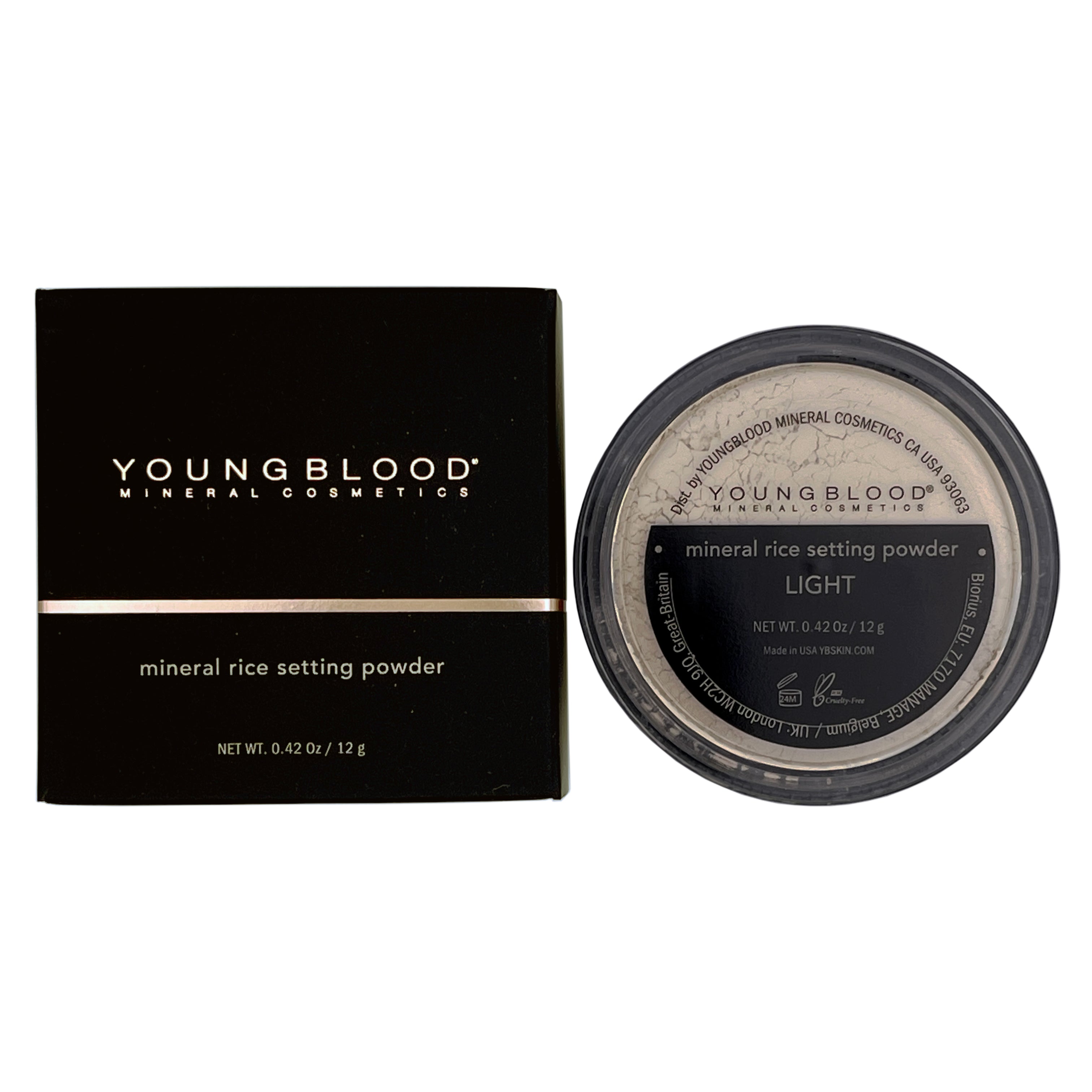Youngblood Loose Mineral Rice Powder Light 12g