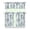 sea,turtle01, variant on Mandala Inspired Paisley Kitchen Curtains 3-Piece Set - Exotic Artwork, Chic Pattern, Tier Window Treatment