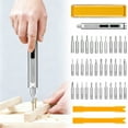 thumbnail image 2 of Mini Electric Screwdriver Set, 44/41 pieces of precision tools Electric Precision Screwdriver Cordless,LED Lights, Pry Bar, Tweezer, Repair Tool Kit for Computer PC Phone Camera Watch, 2 of 6