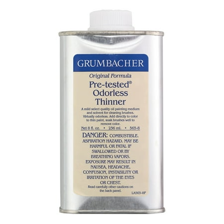 UPC: 0014173356307 | Grumbacher Pre-Tested Odorless Paint Thinner  8 oz.