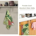 thumbnail image 3 of Christmas Xmas Trees Hand Towels 2 PCS, Winter Holiday Patchwork Kitchen Towel Ultra Soft and Highly Absorbent,Decorative Fingertip Face Towel for Bathroom Hotel, 28.3"x14.4", 3 of 6