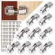 thumbnail image 1 of 10 Piezas Bisagras para Armario con Tornillos, Bisagras de Cierre Suave para Puertas de Armario de Cocina, Bisagra de 90 Grados, 1 of 5