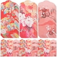 thumbnail image 1 of Shisuyan Papier Enveloppes Rouges 30 Pcs 6.9x3.5x0.04 Po, 1 of 9