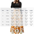 thumbnail image 3 of LEKWK Halloween Dresses for Women Graphic Print Long Sleeve Maxi Dress Crewneck Vintage Funny Holiday Party Cosplay Medieval Dress, 3 of 6