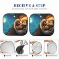 thumbnail image 6 of Windshield Sun Shade, Squirrel Sleeping In Tree Foldable Car Sun Shade Windshield for Front, 2 Pieces, 6 of 7