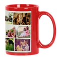 thumbnail image 1 of Printtoo PersonalizedPhotoCollage CoffeeMugOur Family Custom Picture Ceramic CupDishwasher & Microwave Safe- 11 Oz -Red, 1 of 6