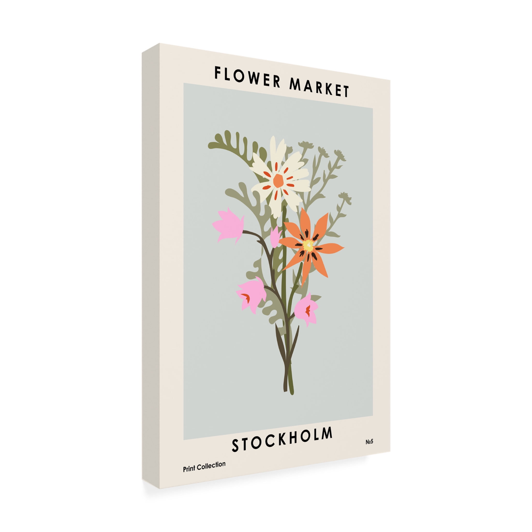 Trademark Fine Art NKTN Flower Market Stockholm Canvas Wall Art