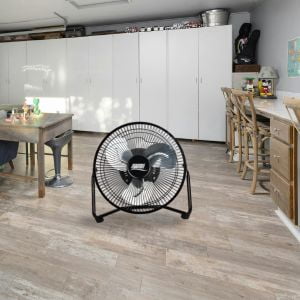 Seasons Comfort 14-In. 3-Speed High-Velocity Heavy-Duty Floor Fan, FHV14, Black, FHV14