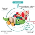 thumbnail image 5 of Esaierr Toddler Puppy Toys Cartoon Animals Wooden Tractor Toys Baby Tractor Twist Toys for 1-4 T, 5 of 5