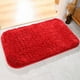 thumbnail image 4 of Tapete de baño absorbente de pelo alto | Alfombra de poliéster suave antideslizante para baño y dormitorio | Alfombra de secado rápido y resistente a pelusas | 60x40cm | Gris Marrón Beige Rosa Azul, 4 of 6