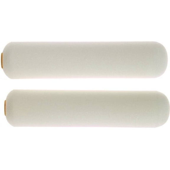 Linzer MR200-2-6 Paint Roller Cover, 1/4 in Thick Nap, 6 in L, Foam Cover, White