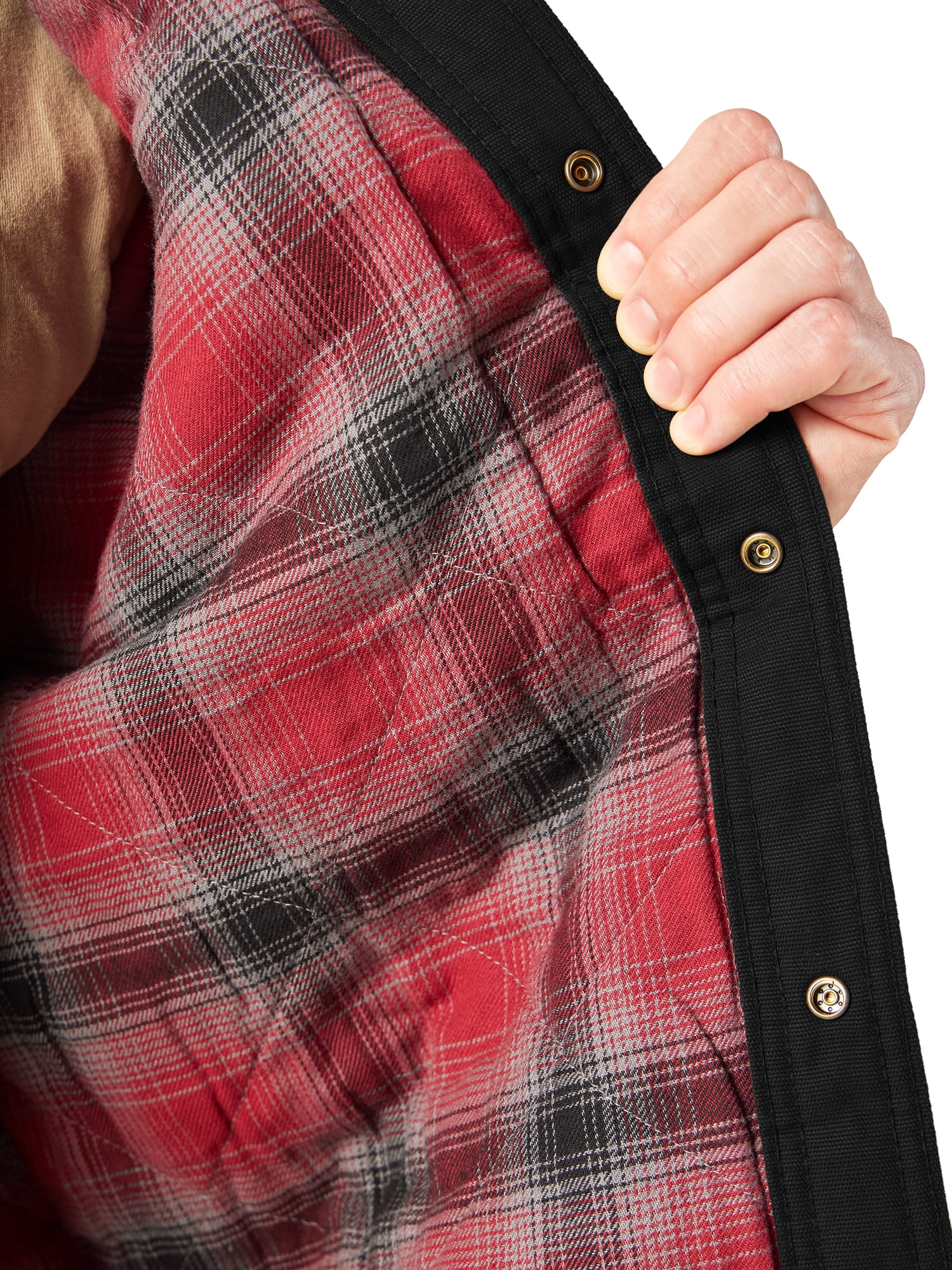 Genuine Dickies Men's Canvas Quilted Shirt Jacket