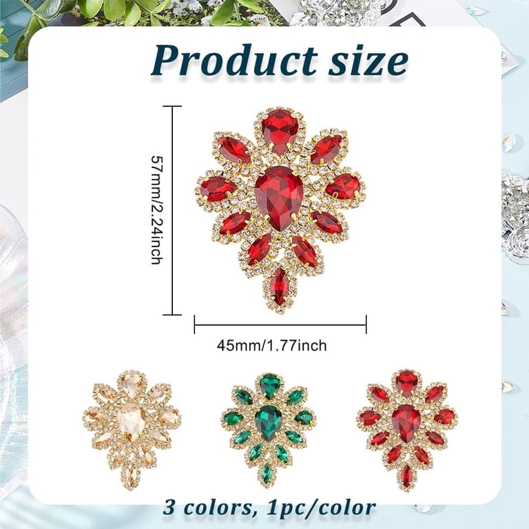 PH PandaHall Ruban Strass Bleu Cristal 1m – 20mm Hot Fix Applique Strass Imitation Pierre Pour Robe Mariée, Chapeau, Collier, Épingles à Cheveux, Vêtements