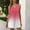 Hot Pink, variant on Royisotas Casual Womens Shorts Plus Size Summer Loose Jumpsuit Shorts Pocket Suspender Gradient Color Shorts