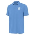thumbnail image 2 of Men's Antigua  Powder Blue Detroit Tigers Era Polo, 2 of 3