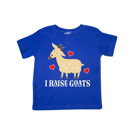 

Inktastic I Raise Goats Farming Gift Toddler Boy or Toddler Girl T-Shirt