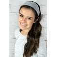 thumbnail image 2 of Kenz Laurenz Cotton Headbands 12 Soft Stretch Headband Sweat Absorbent Elastic Head Band Black, 2 of 6