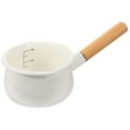 thumbnail image 4 of SHINYPASING Non-stick Small Sauce Pot for Milk Enamel White 1Pack for Mothers, 4 of 7