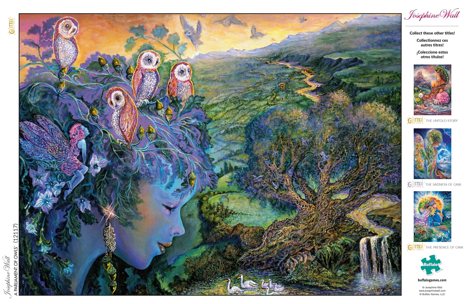 Buffalo Games 1000-Piece Josephine Wall A Parliament of Owls Interlocking Jigsaw Puzzle for Adults Ages 14+
