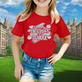 thumbnail image 2 of LEKDFST Boys Girls Back to School Graphic Tees Pre Kindergarten 1st 2nd 3rd Grade First Day of School T-Shirts Unisex Kids Short Sleeve Shirts Red 3-4 Years, 2 of 4
