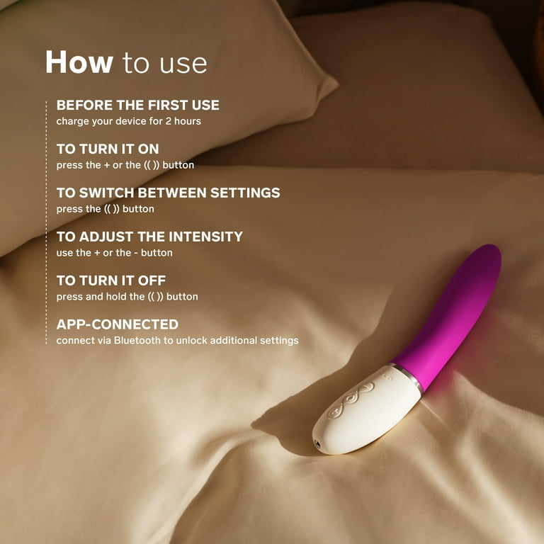 LELO LIV 3 G Spot Vibrator 8 Settings App Controlled Silicone for Women,  Powder Blue