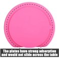 thumbnail image 3 of Toddler Divided Plate - Silicone Toddler Divided Plates Diy Complementary Food Placemat Suction Cup For Baby Kids(Pink), 3 of 5