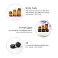thumbnail image 3 of Seitruly Botella de aceite esencial de 100 piezas con orificio Reutilizable Dispensador de viaje de 1-3 ml Botellas de subempaque de varios tamaños masajeadores Como se muestra 1ml Seitruly CE014043-01, 3 of 6