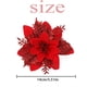 thumbnail image 3 of 24pcs Flores de Navidad, Flores de Navidad Artificiales, Árbol de Navidad con Purpurina, Flores Artificiales de Navidad, Navidad con Purpurina, 3 of 7