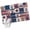 navy blue, variant on Entryway Rug 2'x3', Independence Day Small Rug for Kitchen Bathroom Door Mat Indoor Entrance, Country Retro Gnomes Star Usa Flag Non-Slip Area Rugs Floor Mats Carpet Front Door Rugs