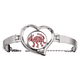 thumbnail image 1 of México totems animales salvajes antigua civilización mexicana Pulsera pulsera de joyería en forma de corazón Unbranded M, 1 of 3