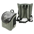 thumbnail image 2 of Sac à Dos pour Chien et Chat Approuvé par les Compagnies Aériennes pour Petits Chiens - Imperméable, Résistant aux Taches, Sac à Dos de Randonnée pour Chien avec Couverture en Maille, Ceinture - Cuir Vert, 2 of 7
