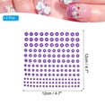 thumbnail image 2 of Uxcell Self-Adhesive Rhinestone Stickers, Face Gems Jewel Stickers Dark Purple 2 Pcs, 2 of 6