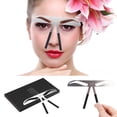 thumbnail image 3 of Peahefy Eyebrow Extension Ruler,4 Types Permanent Eyebrow Ruler Eyebrow Measure Balance Extension Ruler Eyebrow Shape Stencil, 3 of 8